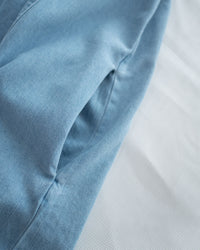 Denim Aline Dress 隨性輕身拼線設計膝上牛仔連身裙/ DS1116