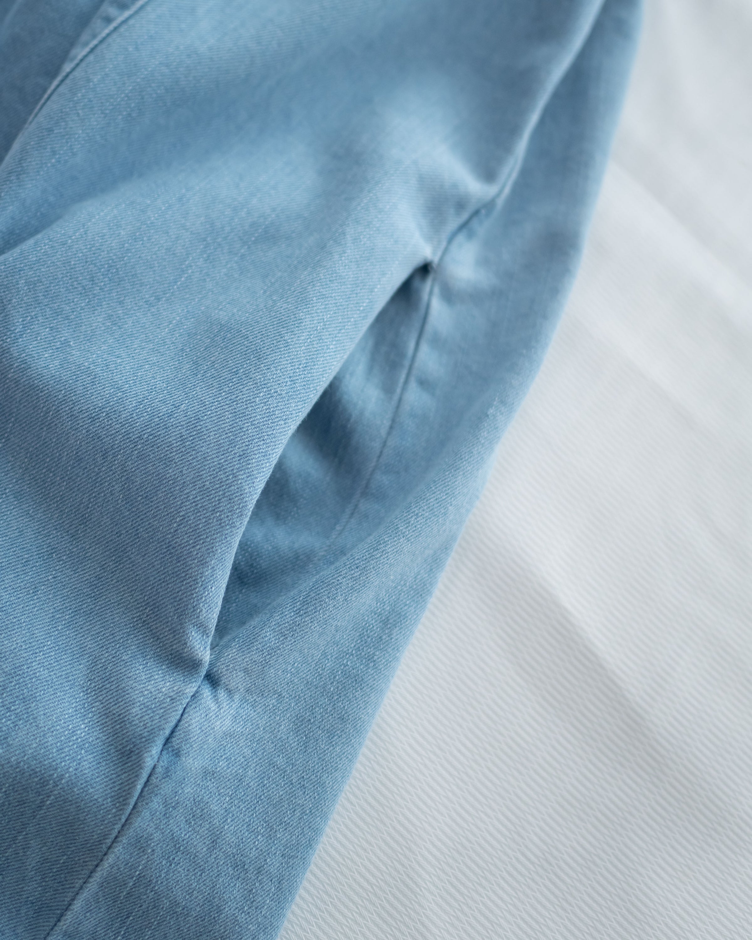 Denim Aline Dress 隨性輕身拼線設計膝上牛仔連身裙/ DS1116
