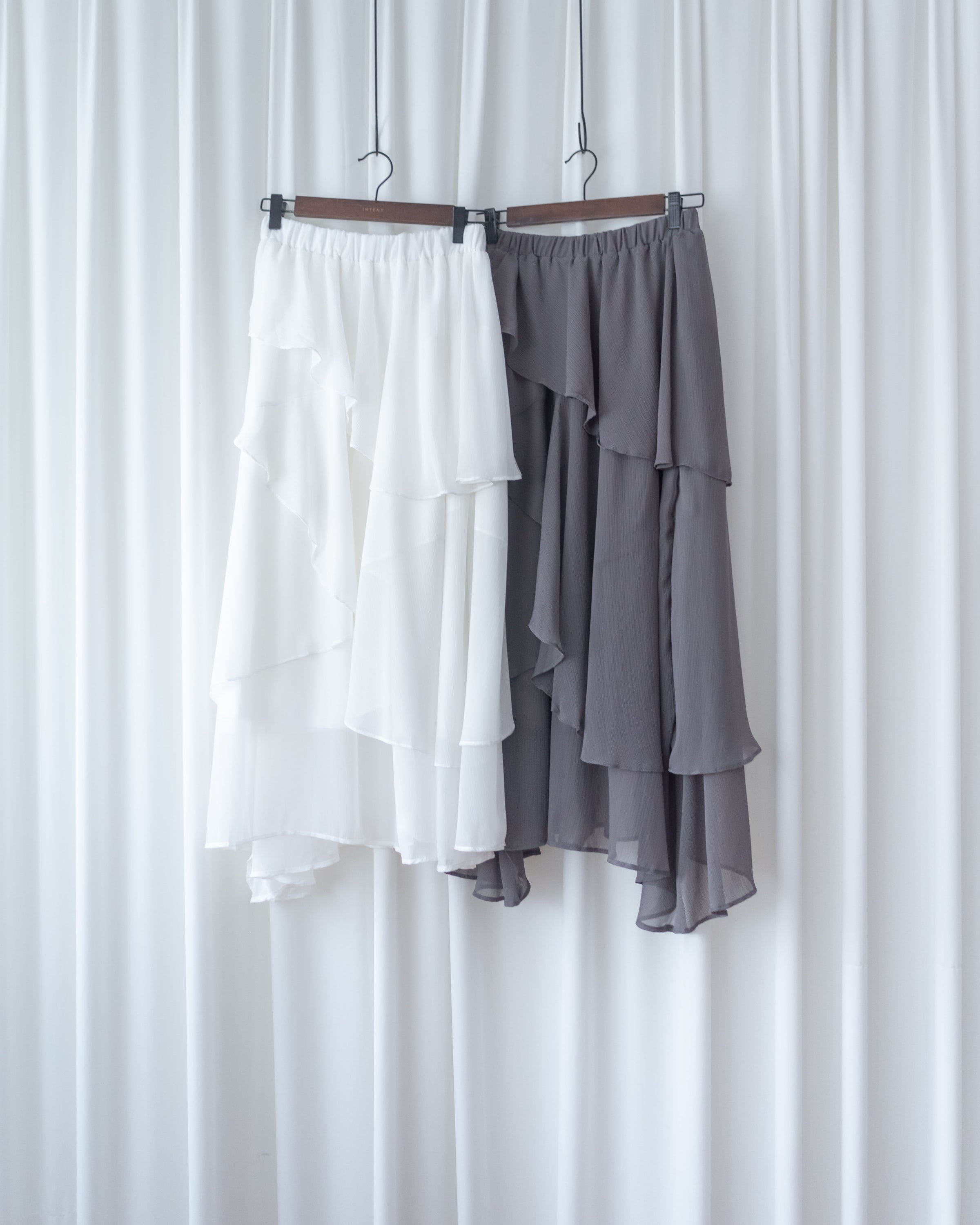 Chiffon Layer Skirt 飄逸雪紡多層次橡筋腰長裙/ SK8940 (pre-order)
