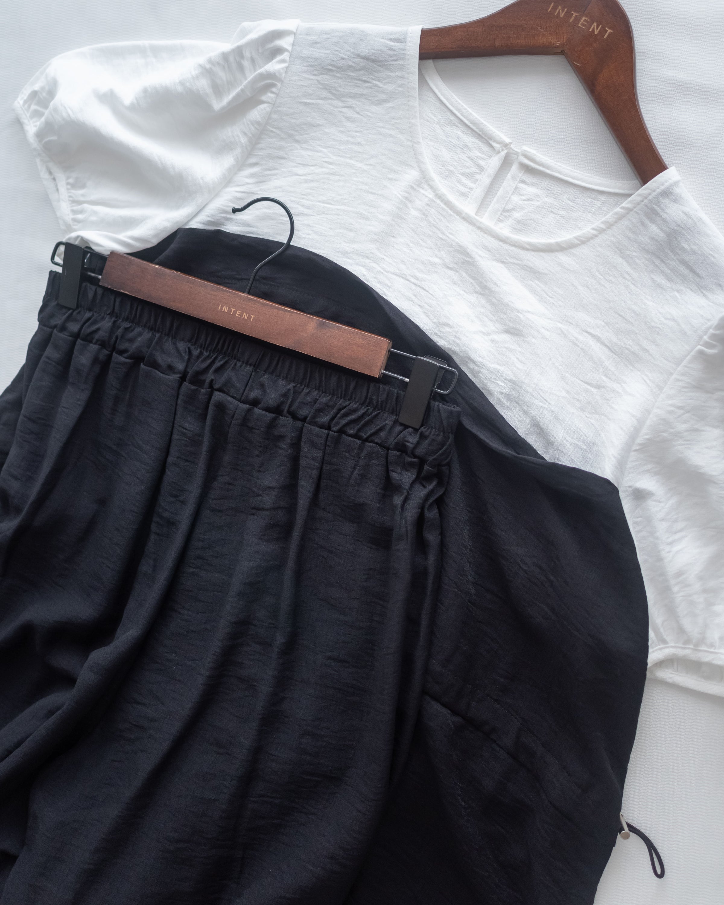Alice Set Pants 拼色假兩件舒適精緻套裝/ SE8113