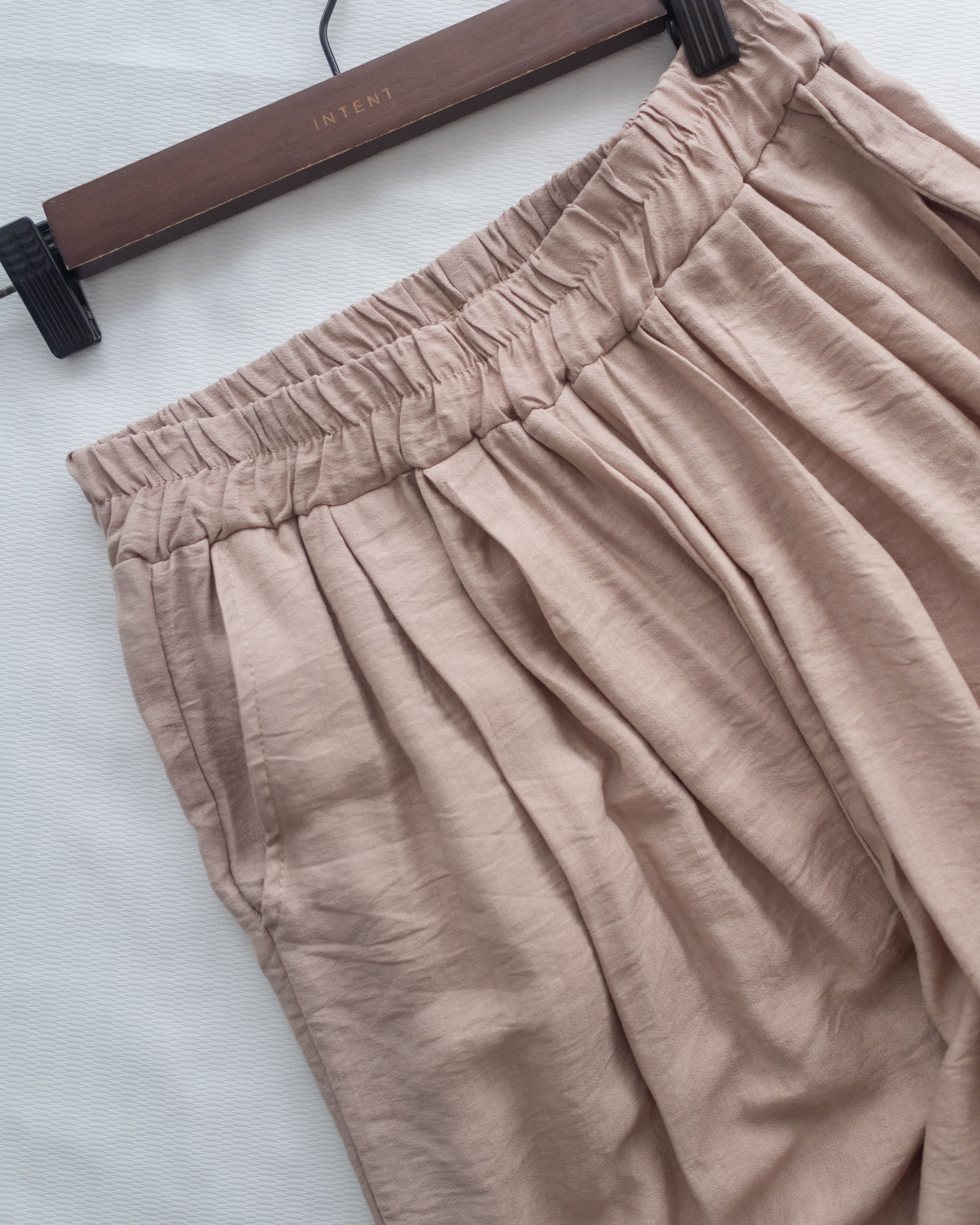 Alice Set Pants 拼色假兩件舒適精緻套裝/ SE8113