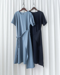 Alice Dress 隨性抗皺側綁帶連身裙/ DS1140
