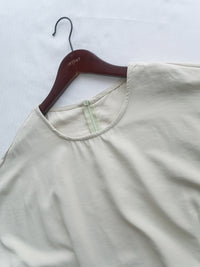Bonnie Dress 側鈕扣修腰後開叉連身裙/ DS1143