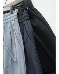 Jersey Wide Leg Pants 彈性腰圍抗皺棉感闊褲/ PT8460