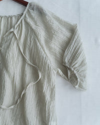 Effortless Blouse 微褶皺紗感面料空氣感上衣/ BU9147
