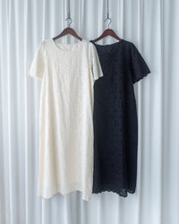 Lace Dress 精緻鏤空刺繡花邊連身裙/ DS1148