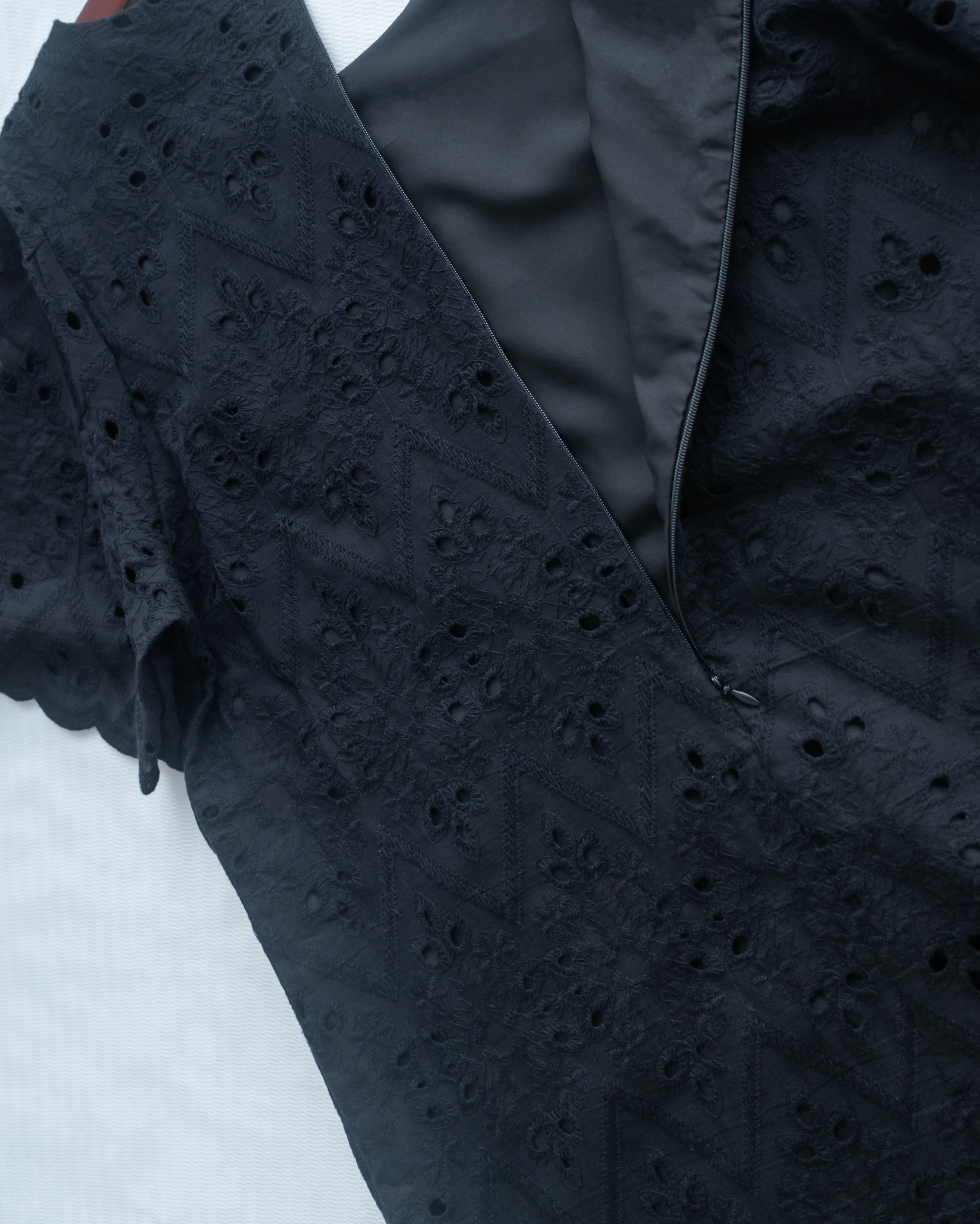 Lace Dress 精緻鏤空刺繡花邊連身裙/ DS1148
