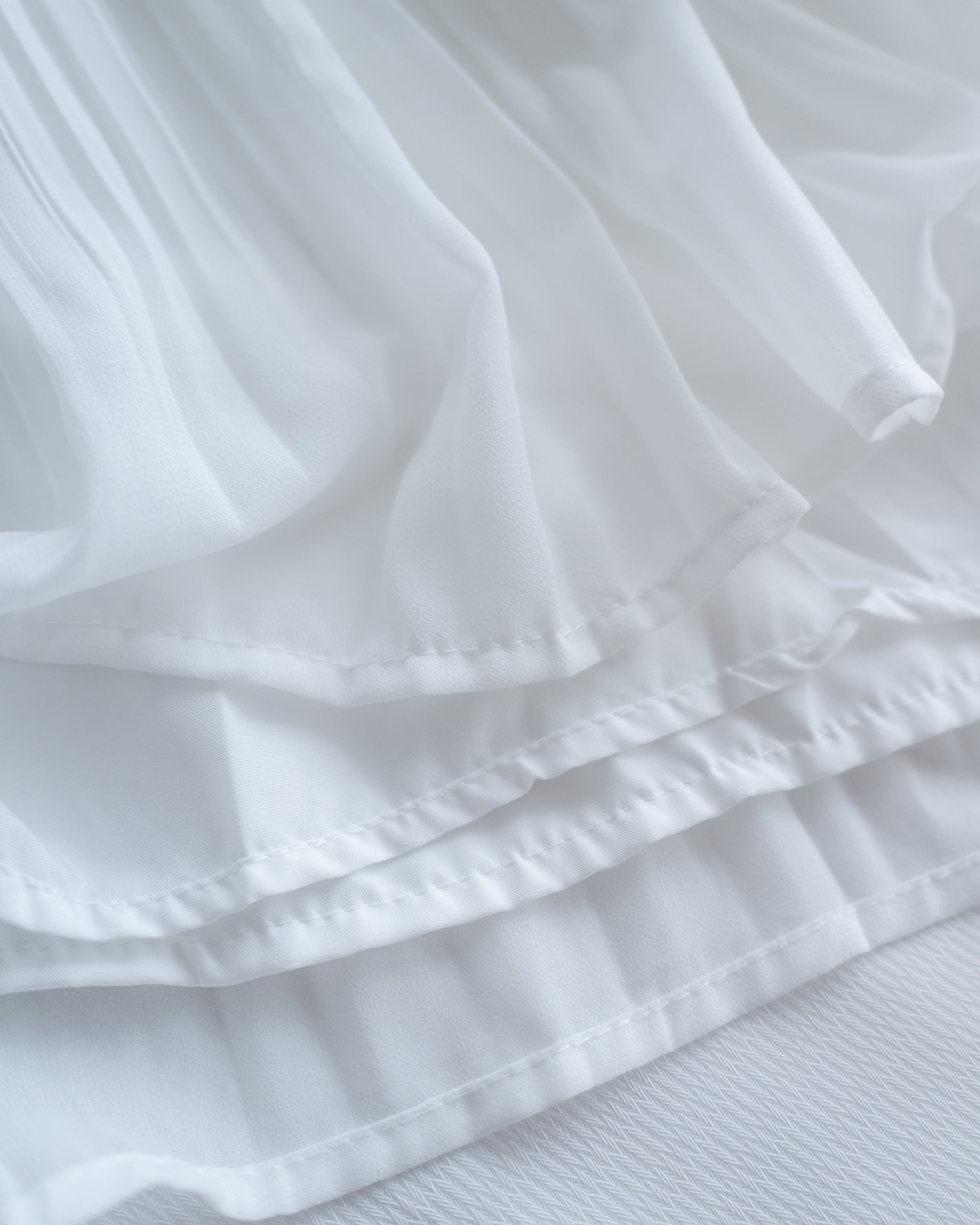 Chiffon Pleated Skirt 輕盈雪紡飄逸層次百褶長裙/SK8946