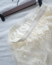 Floral Branch Skirt 浪漫鏤空刺繡層次薄紗傘裙/SK8949