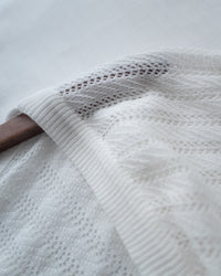 Knit Vest Set 鏤空針織外套風琴車褶長裙套裝/SE8118