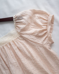 Lace Square Blouse 法式蕾絲方領裙擺上衣/BU9148