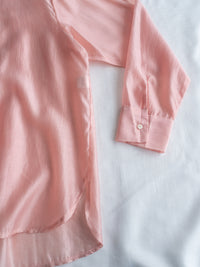 Airy Shirt 夏日微透光澤果凍感襯衫/BU9151