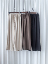 Fine Linen Pants 透氣防皺高質亞麻寬褲/PT8484