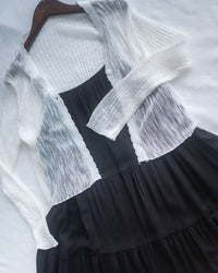 Layered Breeze Set 花邊防皺外套層次吊帶傘裙套裝/SE8119