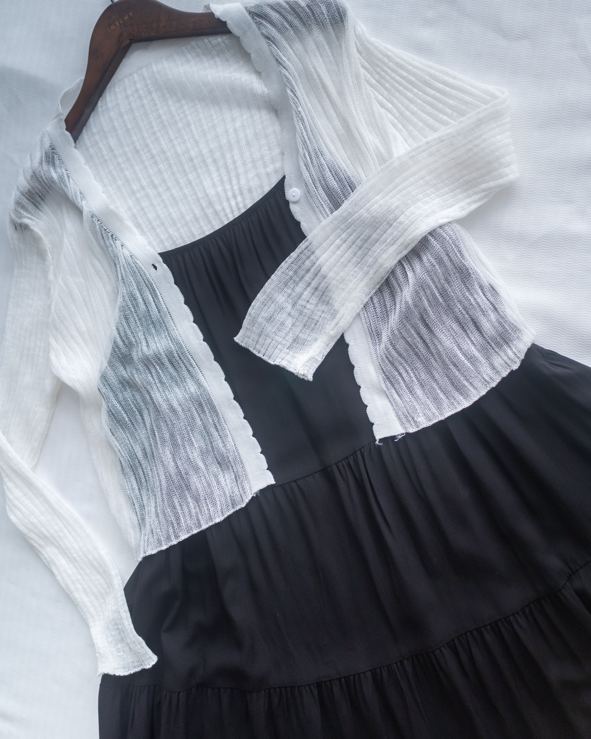 Layered Breeze Set 花邊防皺外套層次吊帶傘裙套裝/SE8119