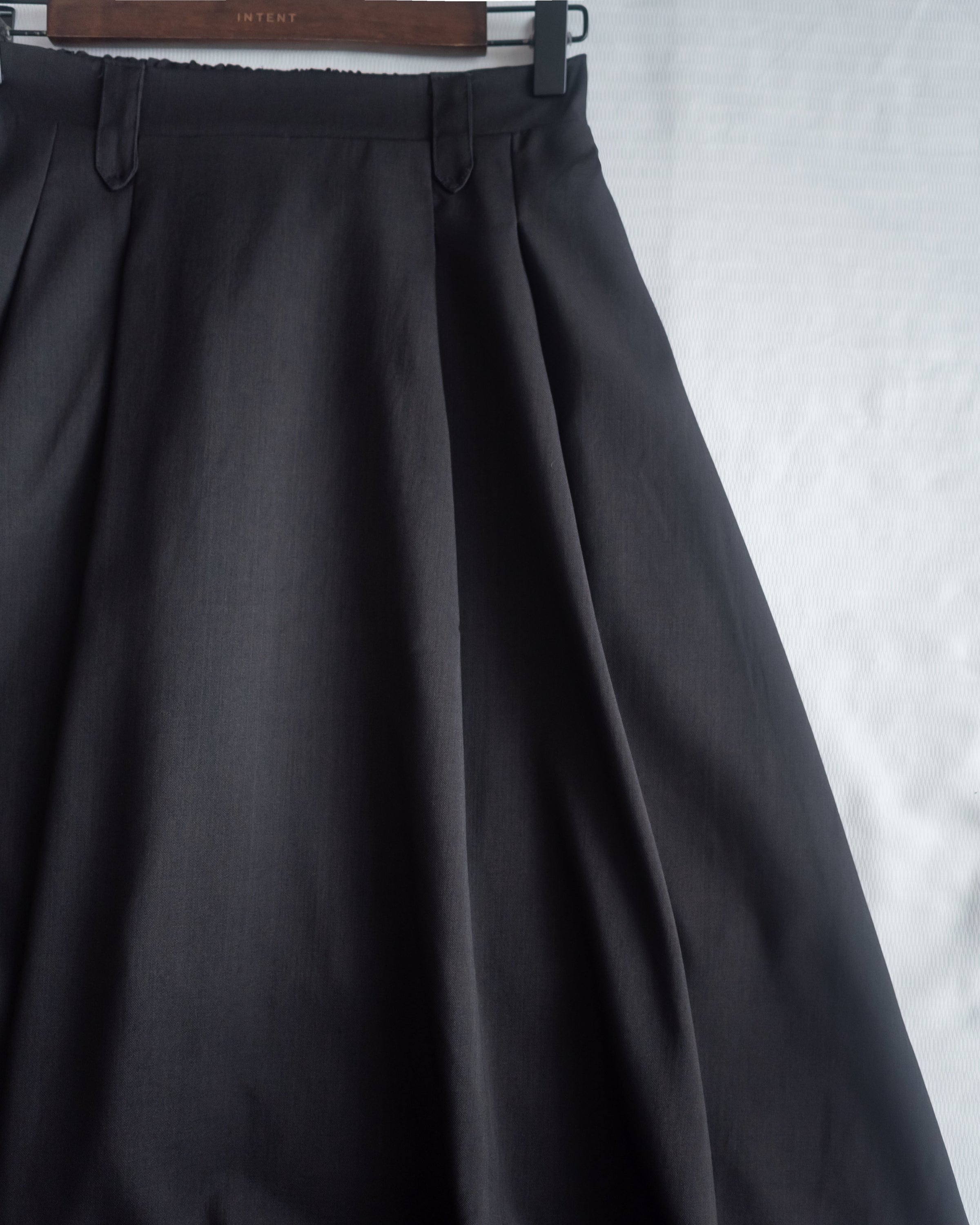 Pleated Flare Skirt 法式知性腰間設計傘裙/SK8950