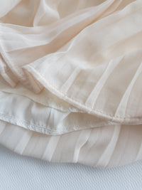 Pleated Sleeveless Dress 法式飄逸壓褶綁帶連身裙/DS1173