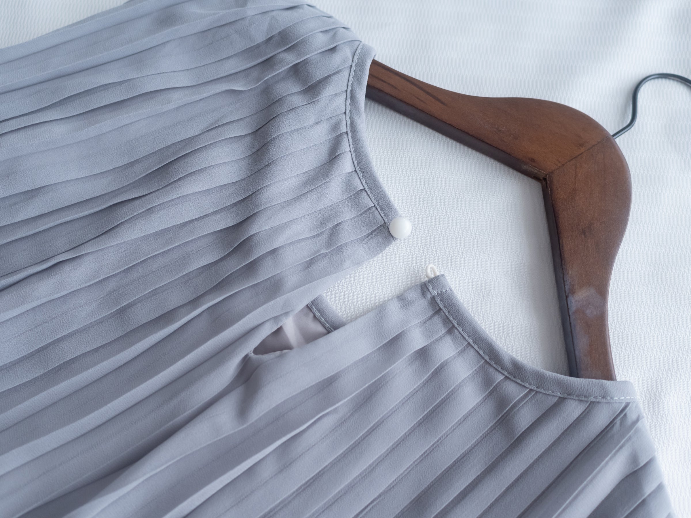 Pleated Sleeveless Dress 法式飄逸壓褶綁帶連身裙/DS1173