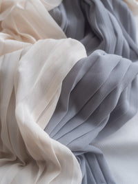 Pleated Sleeveless Dress 法式飄逸壓褶綁帶連身裙/DS1173