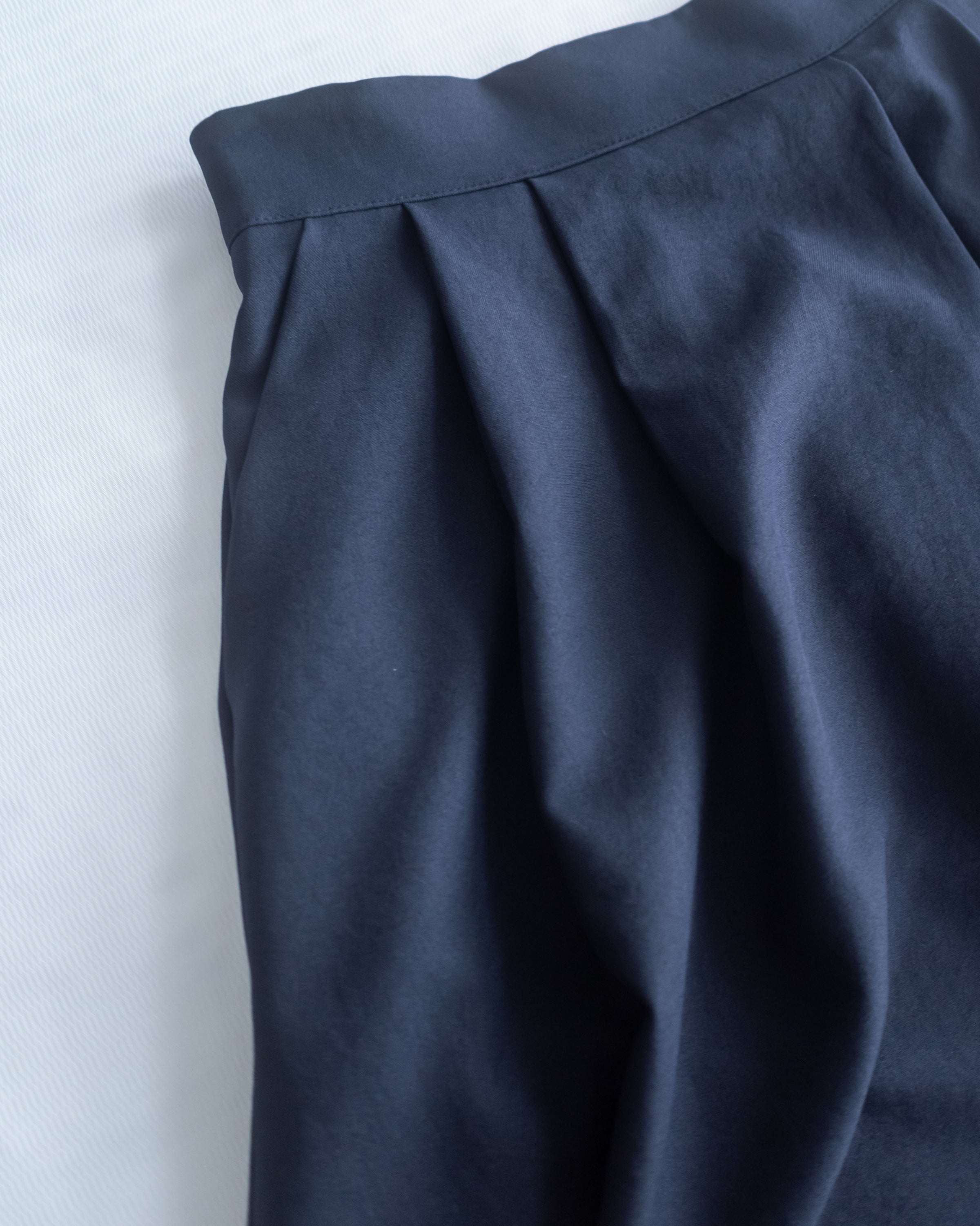 French Pocket Skirt 前褶微挺高腰口袋傘裙/ SK8951