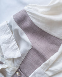 Spliced Mocha Dress 假兩件莫卡拼接恤衫連身裙/ DS1179