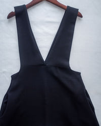Vest Dress 法式V形粗帶彈性傘形連身裙/ DS1178