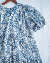 Shadow Chiffon Dress 疊領口影子印花雪紡連身裙/ DS1180