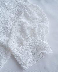 Lace Blouse 精緻蕾絲平領全裡布上衣/ TP9241