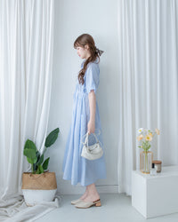 [Limited Restock] Stripe Dress 隨性條紋恤衫修腰連身裙/ DS1108