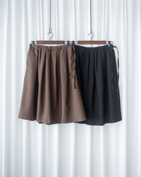 Pleated Skirt 腰間微褶束帶橡筋腰口袋裙/ SK8955