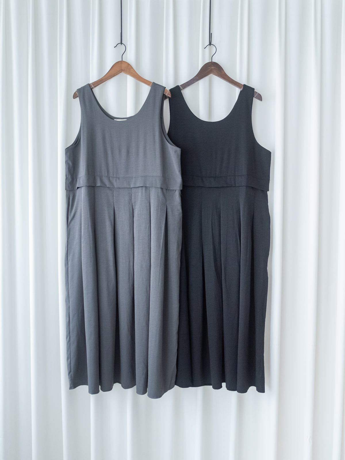 Vest Dress 微正式感拼接背心連身長裙/ DS1181