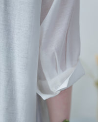 Trench Blouse 風衣感雙層修腰襯衫外套/ BU9141