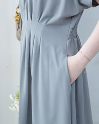[intent label/intent製]  Alice Dress 隨性氣質防皺顯瘦後橡筋連身裙/ DSA8002 (pre-order)