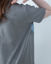 Check Knit Dress 英倫格紋翻領舒適連身裙/ DS1107
