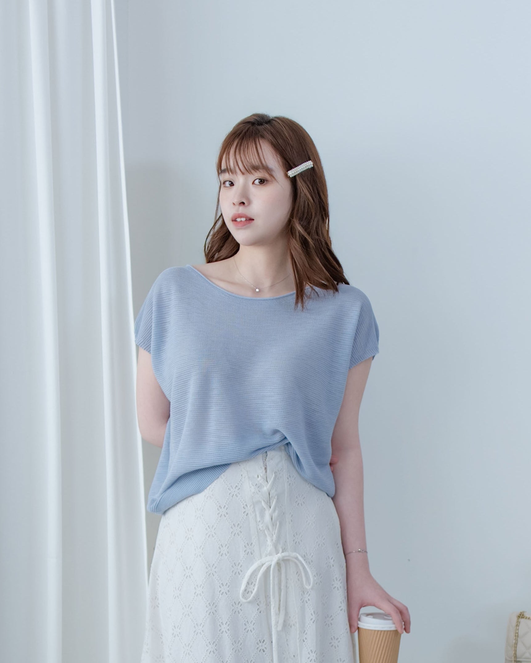 Breathable Knit Top 防皺透氣層次織線上衣/ TP9227