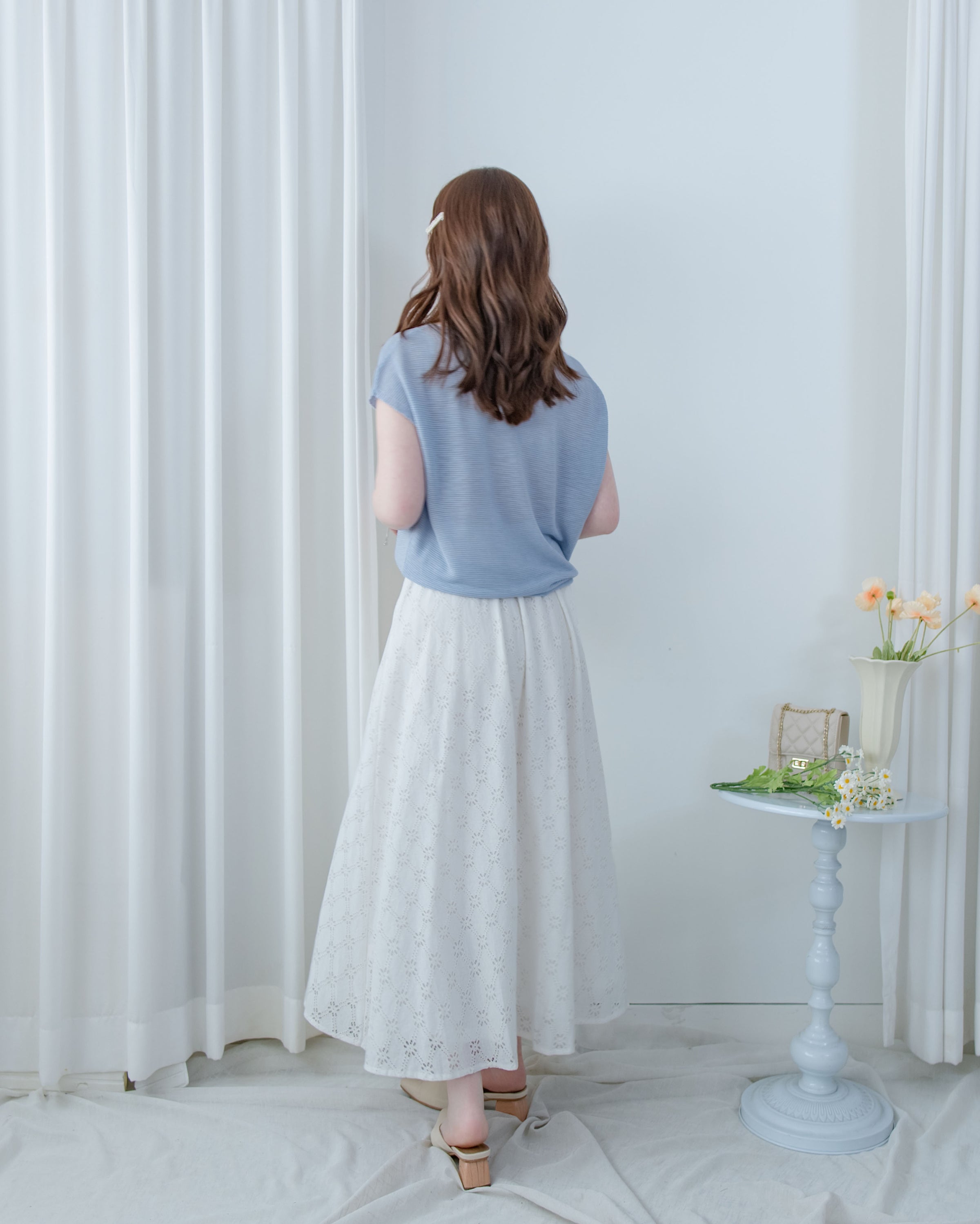 Breathable Knit Top 防皺透氣層次織線上衣/ TP9227