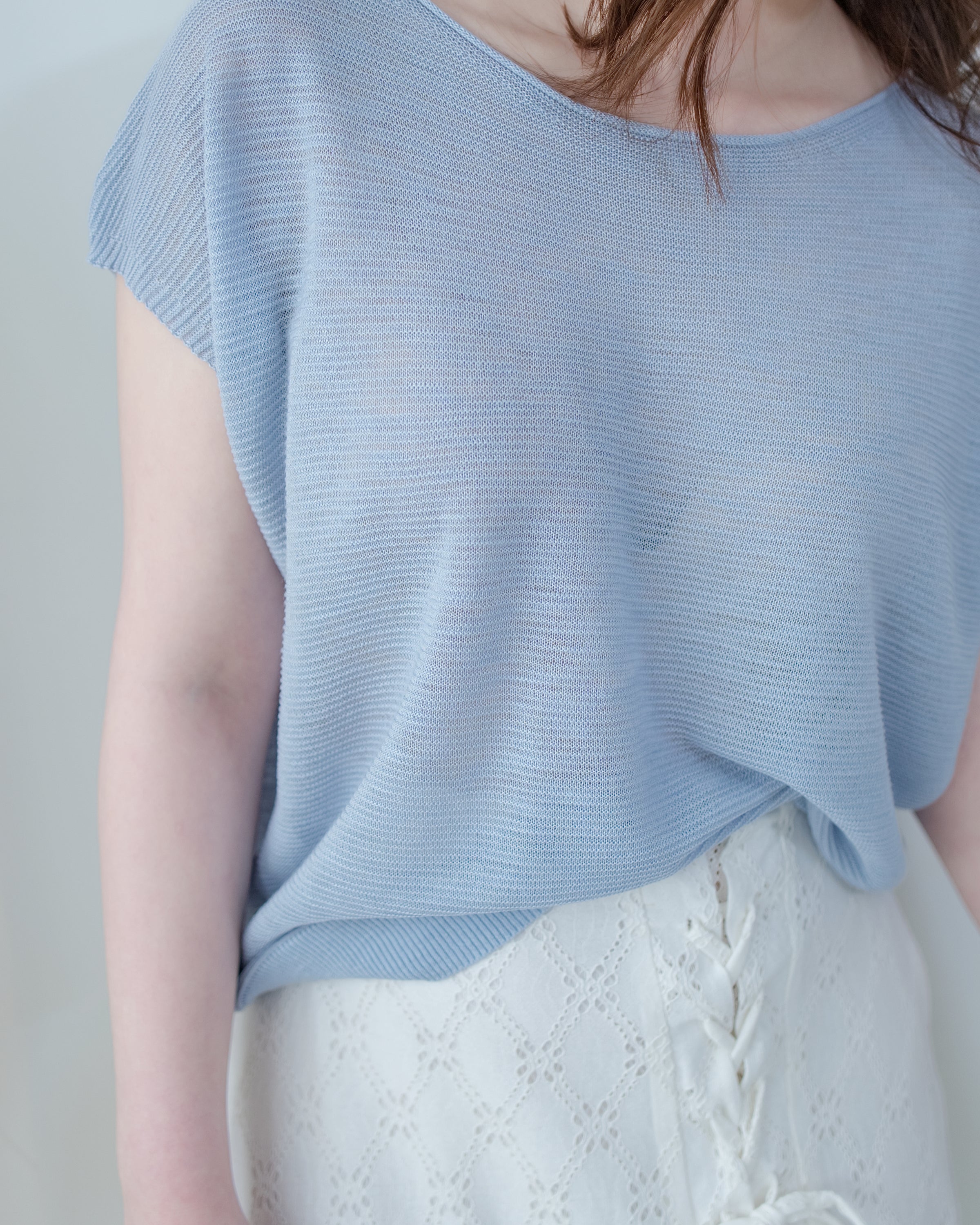 Breathable Knit Top 防皺透氣層次織線上衣/ TP9227