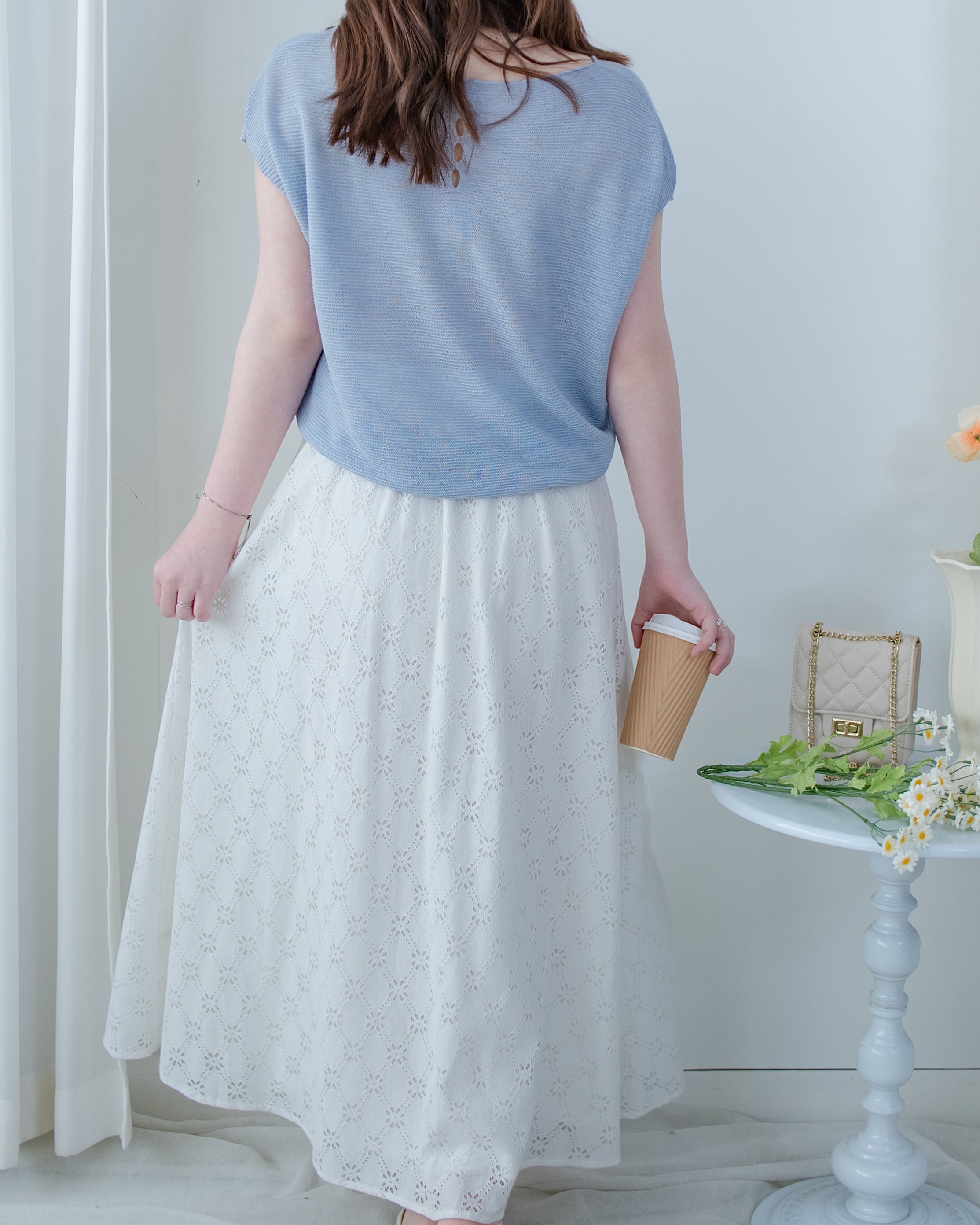 Breathable Knit Top 防皺透氣層次織線上衣/ TP9227