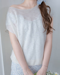 Breathable Knit Top 防皺透氣層次織線上衣/ TP9227