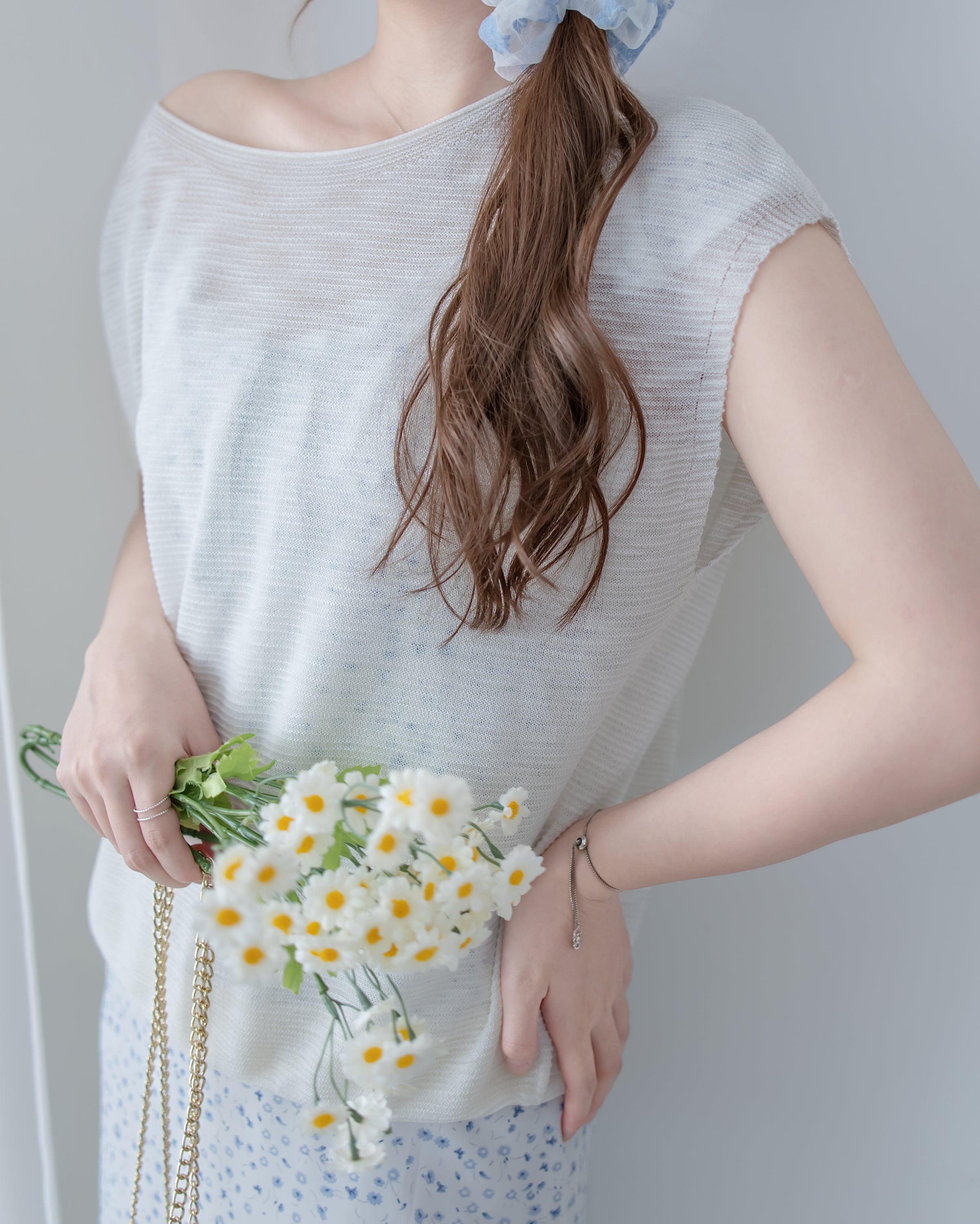 Breathable Knit Top 防皺透氣層次織線上衣/ TP9227