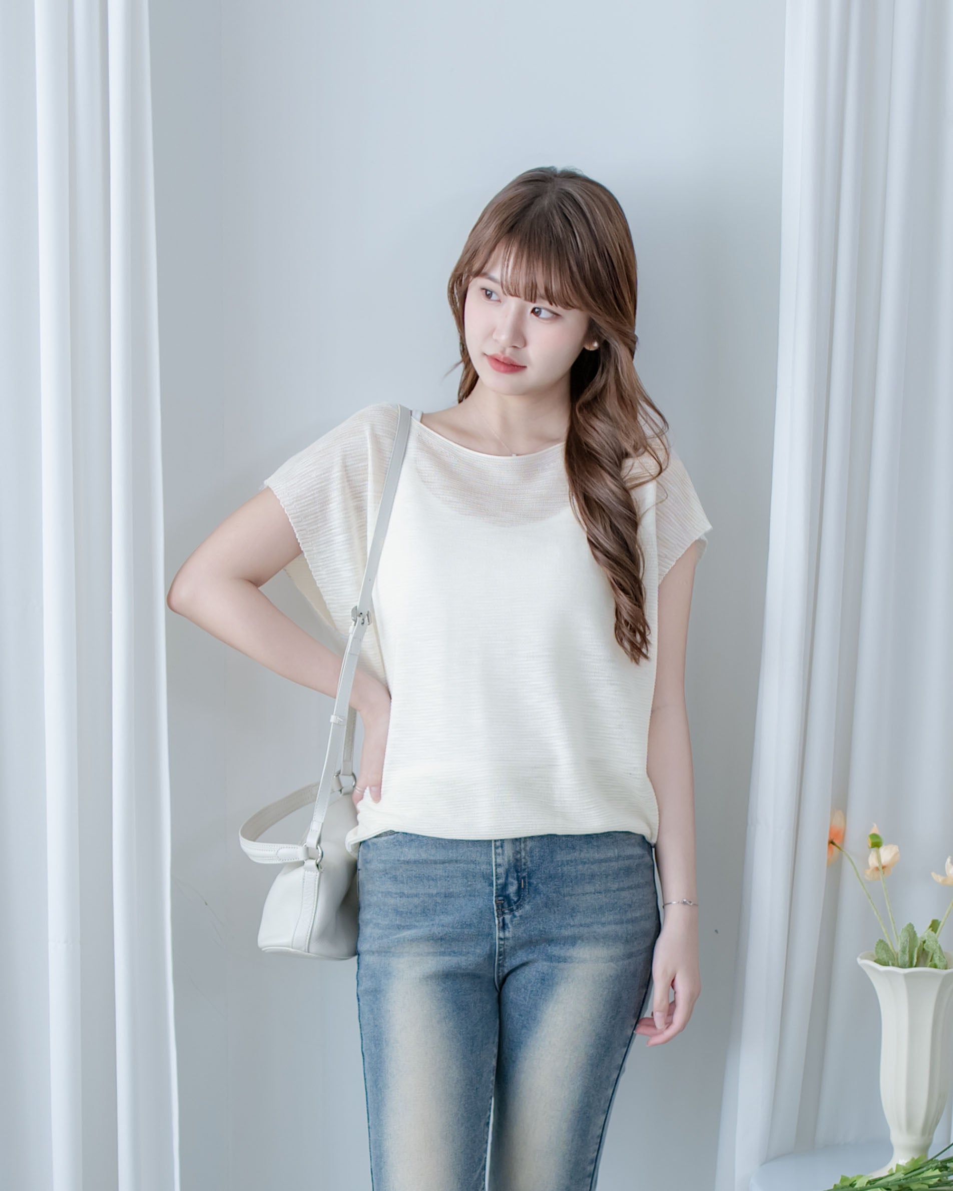 Breathable Knit Top 防皺透氣層次織線上衣/ TP9227