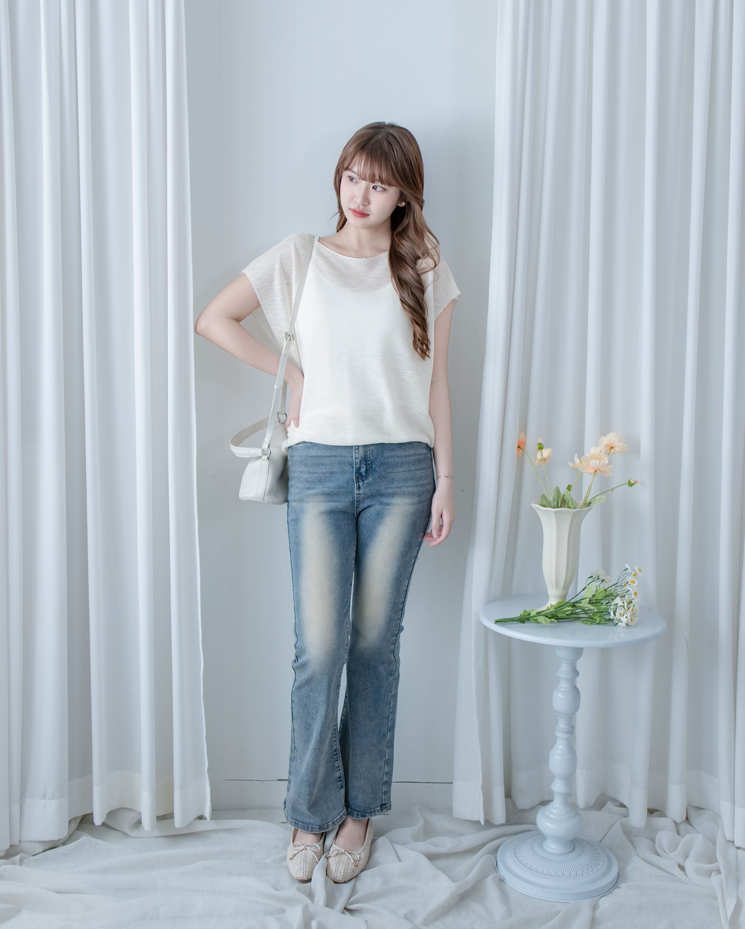 Breathable Knit Top 防皺透氣層次織線上衣/ TP9227