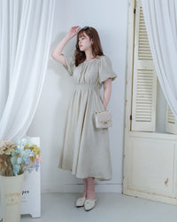 French Dress 法式前後兩穿修身腰封連身裙/ DS1126 (Pre-order 5月28截單)