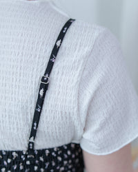[intent label/intent製]  Waterfloral  Dress 輕盈防皺後彈性橡筋水彩印花連身裙(肩帶可調) / DSA8001