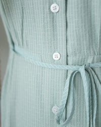 [intent label/intent製 ] Stardust Stripe Dress 星塵織線條紋顯瘦弧腰線連身裙/ DSA8003 (Honeydew sold out)