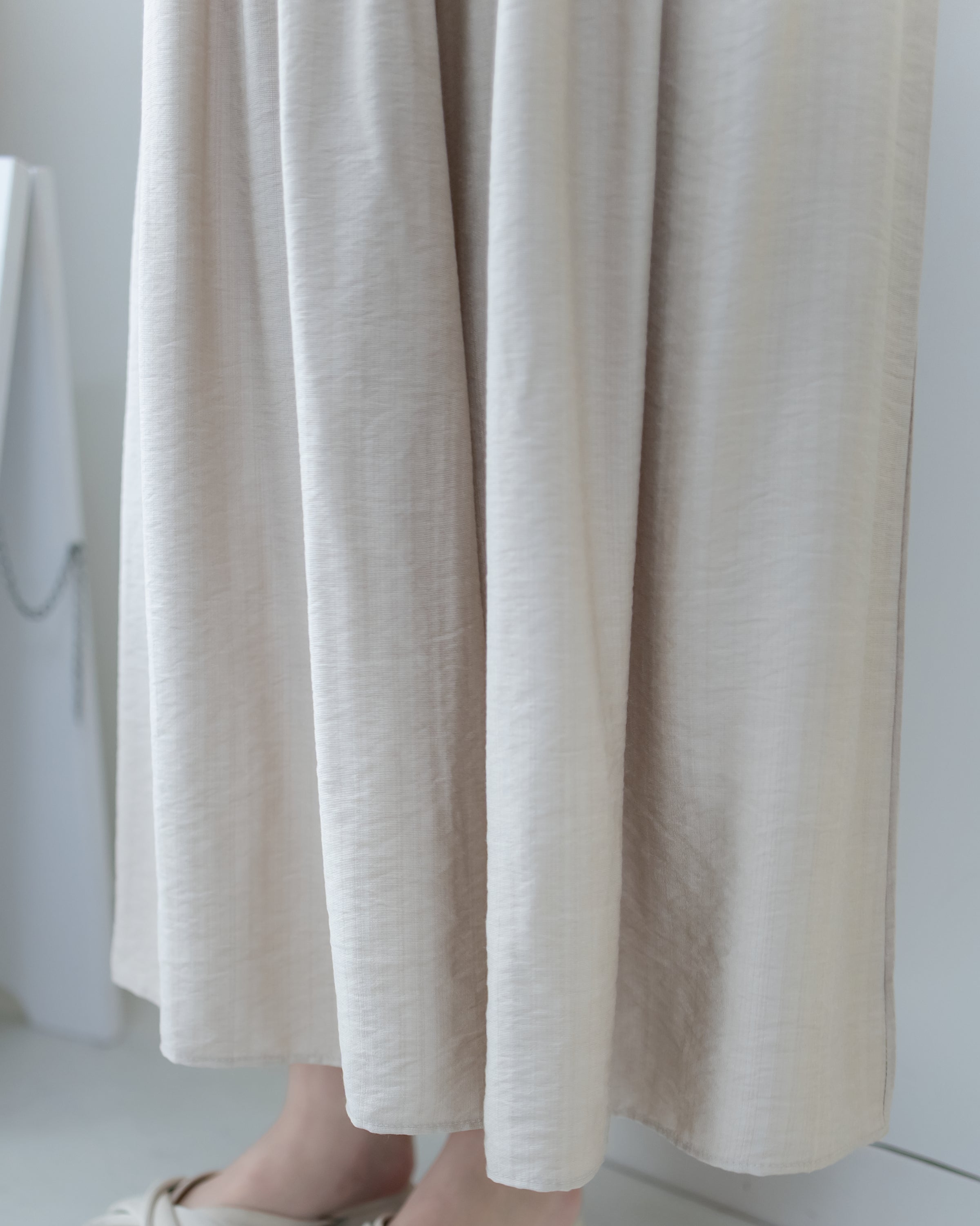 Glossy Wide Leg Pants 光澤感金飾點綴傘裙褲/ PT8479 (pre-order 5月28截單)