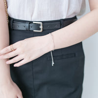 Urban Belt Skirt 俐落修身H型腰帶裝飾半裙/ SK8942