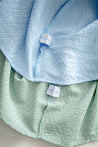 [intent label/intent製 ] Stardust Stripe Dress 星塵織線條紋顯瘦弧腰線連身裙/ DSA8003 (Honeydew sold out)