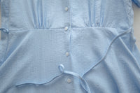 [intent label/intent製 ] Stardust Stripe Dress 星塵織線條紋顯瘦弧腰線連身裙/ DSA8003 (Honeydew sold out)
