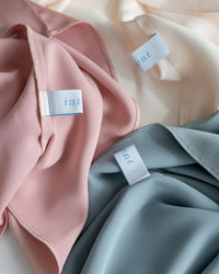 [intent label/ intent 製] champagne Blouse 香檳色澤無肩線質感上衣/ TPA8002